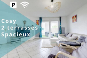 *ALCO Appart 2 chambres, WIFI, Parking, Terrasses*